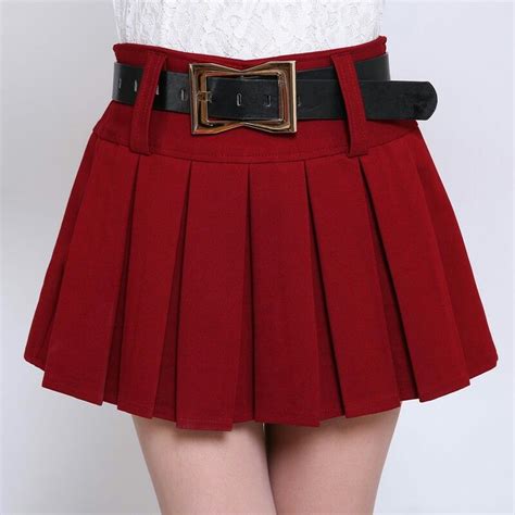 falda roja - falda blanca